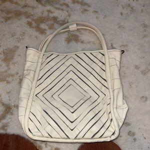 Monserrat De Lucca Benecio handbag in Bone leather